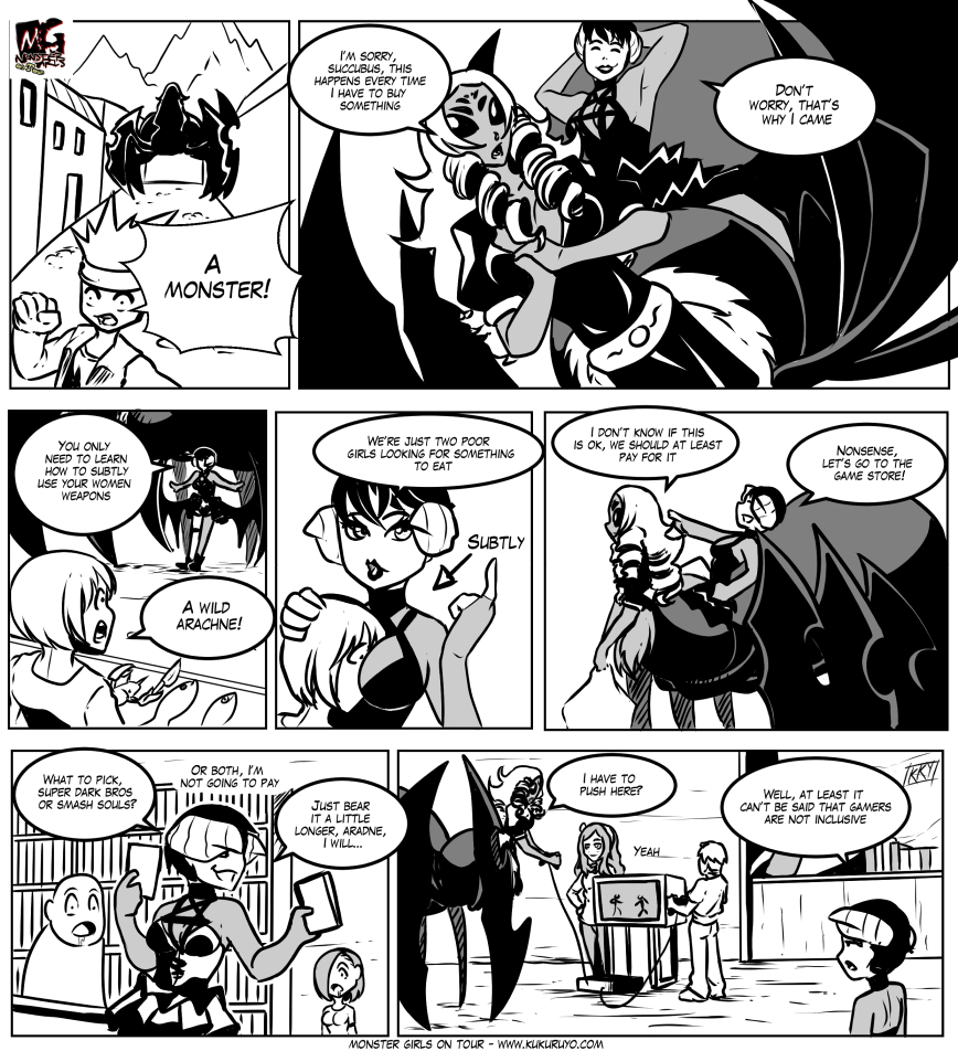 Monster girls on tour - Episode 38, Page 1: Page 038